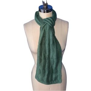 Elegant Sage Green Scarf OS